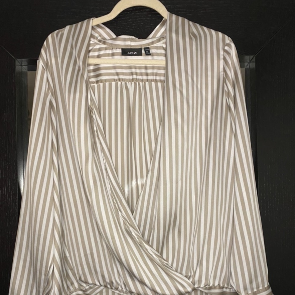 APT 9 Long Sleeve Loose Fitting Blouse
